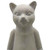 16" Cream Budha Cat Indoor Outdoor Statue (473197)