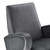 Superior Performance Velvet Swivel Chair - Gray EEI-5027-GRY
