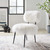 Skylar Sheepskin Chair - White EEI-5039-WHI