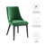 Viscount Accent Performance Velvet Dining Chairs - Set Of 2 - Emerald EEI-5816-EME