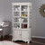 Modern Farmhouse Tall Gray Classic Curio Cabinet (401671)