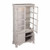 Modern Farmhouse Tall Gray Classic Curio Cabinet (401671)