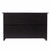 Black And Cane Bamboo Accent Storage Cabinet (401675)