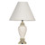 Gold And Ivory Table Lamp With White Shade (468436)