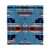 Under The Sea Blue Tribal Print Throw Blanket (470425)