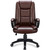 Brown Leather Executive Chair With Lumbar Support (470436)