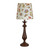 Brown Candlestick Woodland Birds Shade Table Lamp (473317)