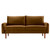 Ginger Contemporary Velvet Sofa With Side Pockets (473444)