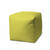 17" Cool Dark Mustard Yellow Solid Color Indoor Outdoor Pouf Cover (474970)