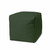 17" Cool Moss Green Solid Color Indoor Outdoor Pouf Cover (474979)