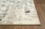 3' X 5' Beige Blue Abstract Tiles Distressed Area Rug (475595)