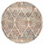5' X 8' Ivory Brown Decorative Diamond Area Rug (475606)