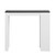 Aravis Dining Bar Table - White / Black E8080A2176X00