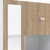 Combi Tall Bathroom Cabinet - White / Oak Color X6054X2134A17