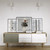 Dann Sideboard 201 w/ Wood Legs - Oak / Pure White & Matte Grey 9500.40148