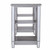 Matte Silver Mirrored Desk (402052)