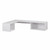 White Wall Mount Corner Desk (402077)