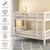 White Twin Over Twin Bunk Bed (403881)