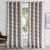 84" Taupe Trellis Black Out Window Curtain Panel (473329)