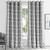 84" Gray Trellis Black Out Window Curtain Panel (473332)