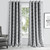 84" Silver Interlock Pattern Window Curtain Panel (473334)
