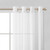 Set Of Two 84" White Solid Modern Window Panels (473384)