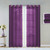 Set Of Two 84" Purple Solid Modern Window Panels (473390)