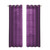 Set Of Two 84" Purple Solid Modern Window Panels (473390)