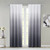 Set Of Two 84" Black Ombre Shades Window Panels (473432)