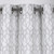 Set Of Two 84" Silver Textured Window Curtain Panels (473434)