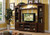 19" X 58" X 26" Walnut Wood Glass (Tv Stand) Tv Stand (347480)