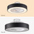 Black And White Mod Invisible Blade Ceiling Fan And Light (475558)