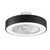 Black And White Mod Invisible Blade Ceiling Fan And Light (475558)