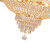 Classy Glam Gold Faux Crystal Chandelier (475565)