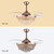 Gold Glam Faux Crystal Chandelier With Covnertible Ceiling Fan (475629)