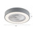 Black Modern Ceiling Ceiling Fan And Light (475630)