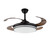 Stylish Black Chandelier With Retractable Blades (475662)