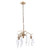 Gold And Dangling Faux Crystal Branches Chandelier (475750)