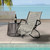 Charcoal Outdoor Reclining Chaise Lounge (476232)