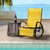 Yellow Outdoor Adjustable Rocking Recliner Chair (476237)