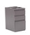 22" Open Top Pedestal File Cabinet With Adjustable Glides - Med Tone (PTO22BBF-M)