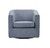Chambray Blue Swivel Barrel Accent Chair (400978)