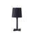 17" Industrial Black Metal Table Lamp (468723)
