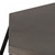 Modern Gray Concrete And Black Metal Hexagonal End Table (473141)