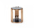 Stylish Round Rose Gold And Smoked Glass End Table (473152)