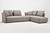 Mod Light Gray Fabric Modular Sectional Sofa Bed (473568)