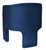 28" Contemporary Royal Blue Gray Velvet Three Legged Chair (473839)