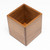 Traditional Solid Teak Square Tissue Box Cover (475837)
