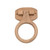 Traditional Solid Teak Heavy Duty Towel Ring (475855)