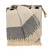 Multicolored Textured Boho Woven Handloom Throw With Tassels (476228)